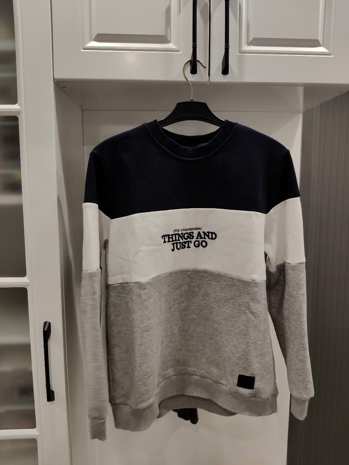 Gri Renkli Erkek Sweatshirt - Görsel 3