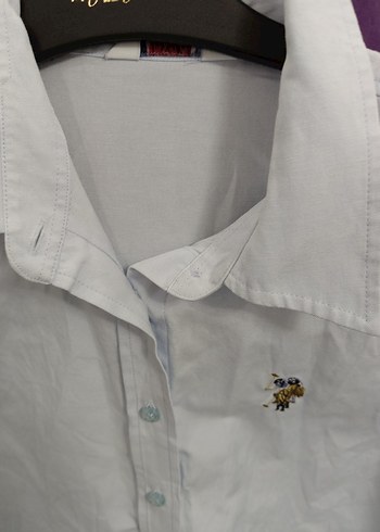 U.s polo Pamuklu Uzun Kollu Kadın Gömlek - Görsel 3