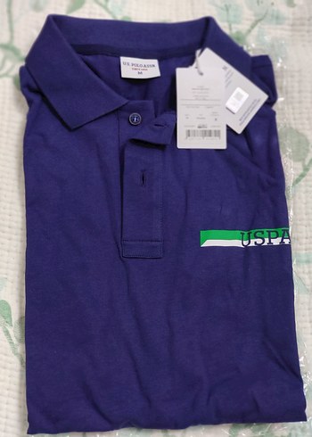 lacivert u.s polo Yaka Kısa Kollu Tişört - Görsel 2