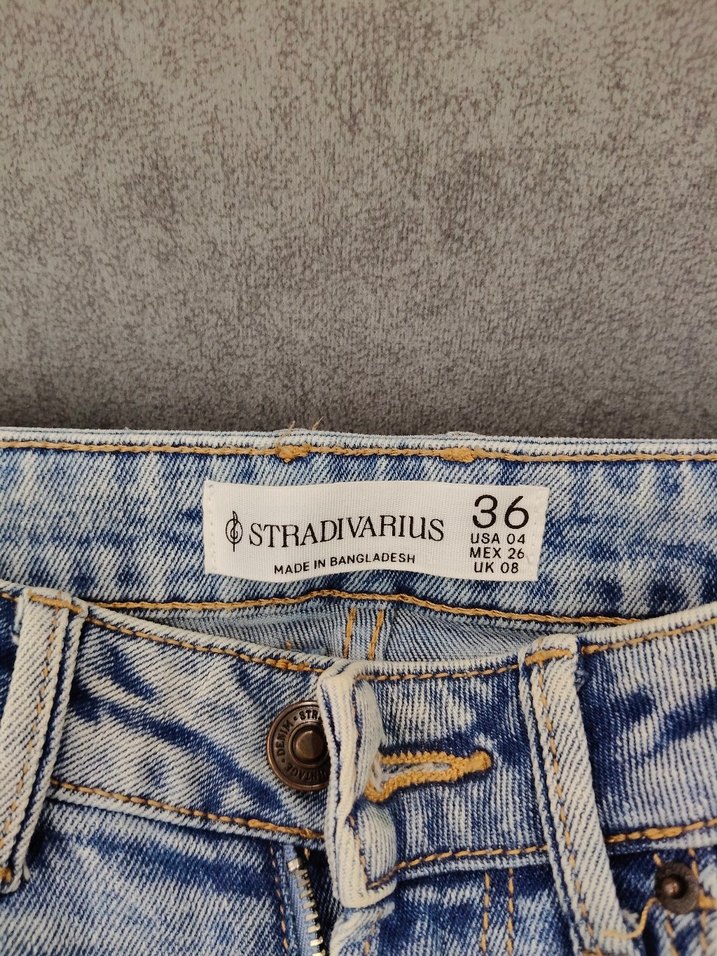 Gri Denim Normal Boy Kadın Jean - Görsel 2