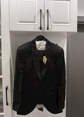 Altınyıldız Siyah Erkek Smokin -Takım elbise - Görsel 6