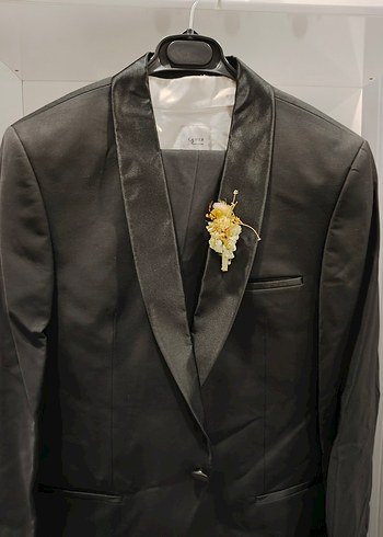 Altınyıldız Siyah Erkek Smokin -Takım elbise - Görsel 7