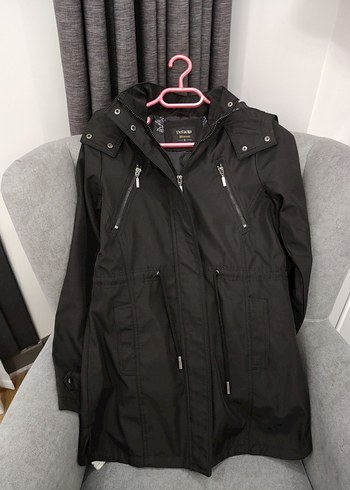 Defacto Siyah Fermuarlı Kadın  Ceket-Mont - Görsel 2