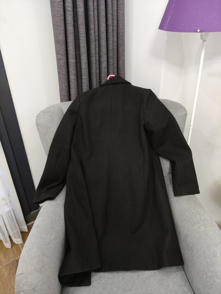 Siyah Klasik Kesim Kaban - Görsel 4