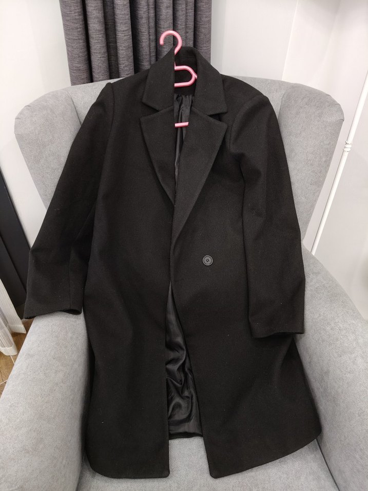 Siyah Klasik Kesim Kaban - Görsel 3