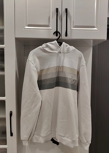 Kapüşonlu Uzun Kollu Kadın Sweatshirt - Görsel 3