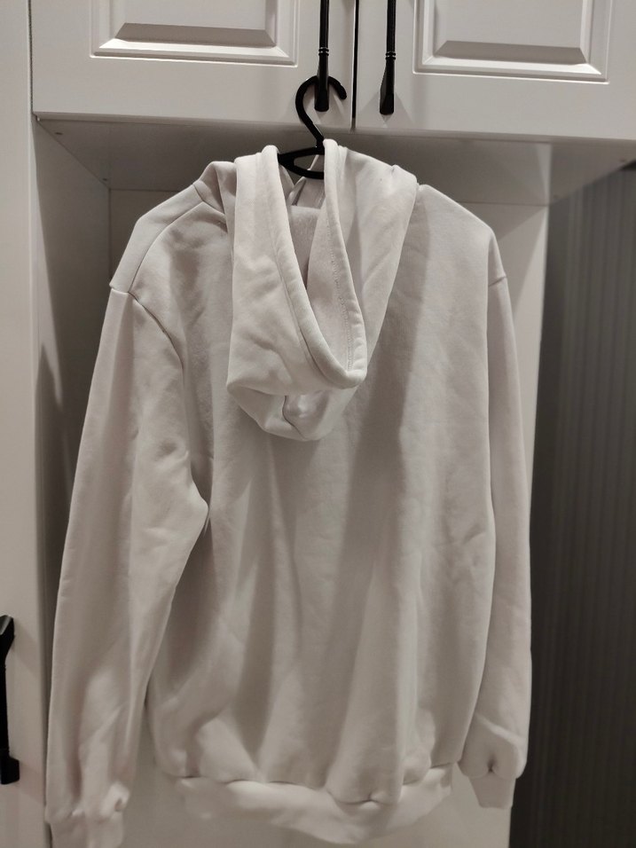 Kapüşonlu Uzun Kollu Kadın Sweatshirt - Görsel 4