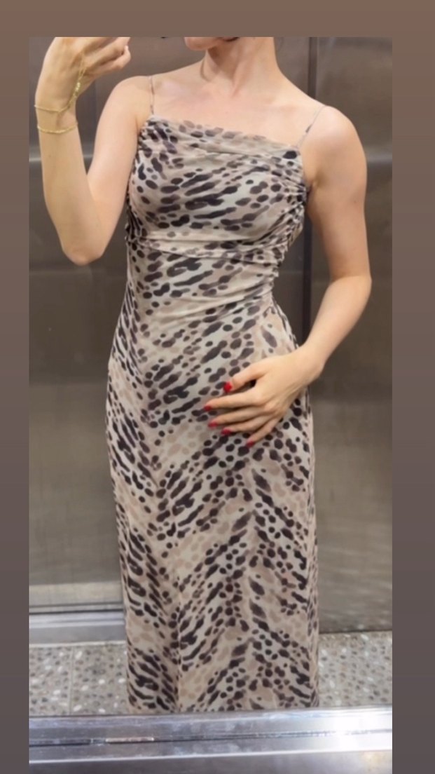 H&M Desenli Uzun Elbise - Görsel 2