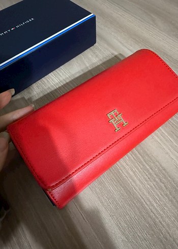 Beden Tommy Hilfiger Kadın Kırmızı Cüzdan