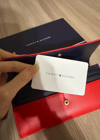 Beden kırmızı Renk Tommy Hilfiger Kadın Kırmızı Cüzdan