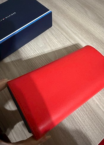 Tommy Hilfiger Kadın Kırmızı Cüzdan - Görsel 3