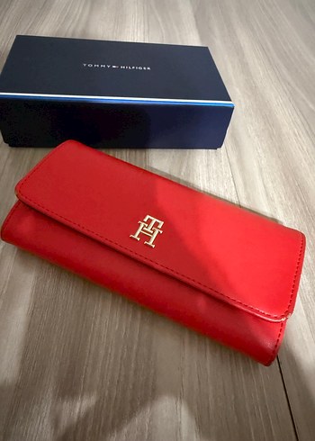Tommy Hilfiger Kadın Kırmızı Cüzdan - Görsel 5