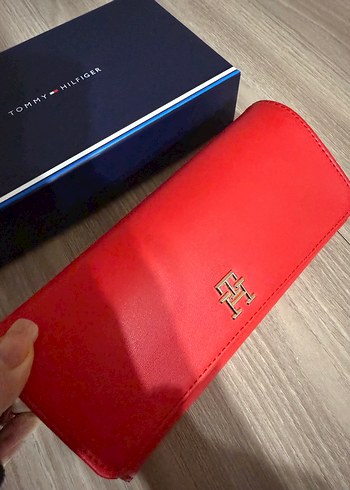 Tommy Hilfiger Kadın Kırmızı Cüzdan - Görsel 4