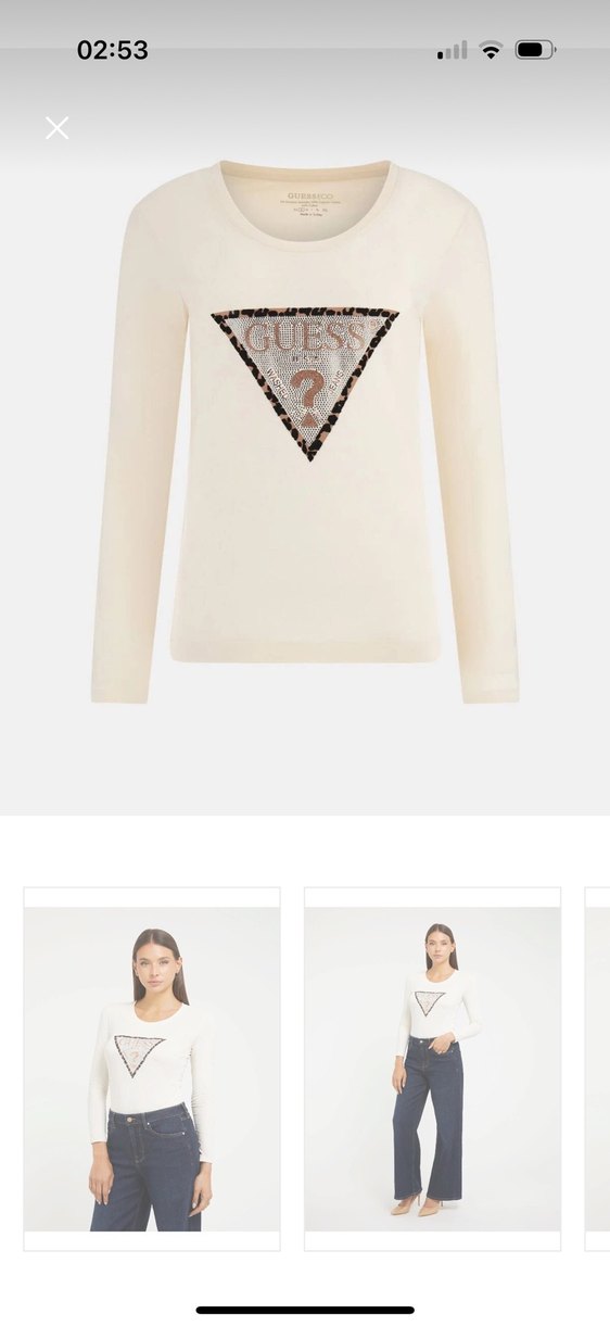 Guess Uzun Kollu T-shirt - Görsel 2