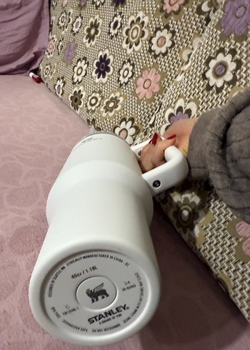 Beyaz Stanley Termos Kupa - Görsel 4