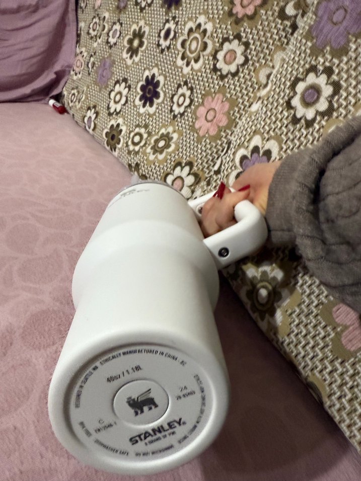 Beyaz Stanley Termos Kupa - Görsel 4