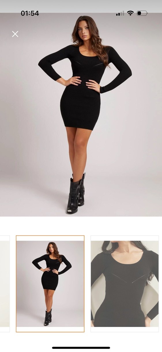 Guess Mini Triko Elbise - Görsel 2