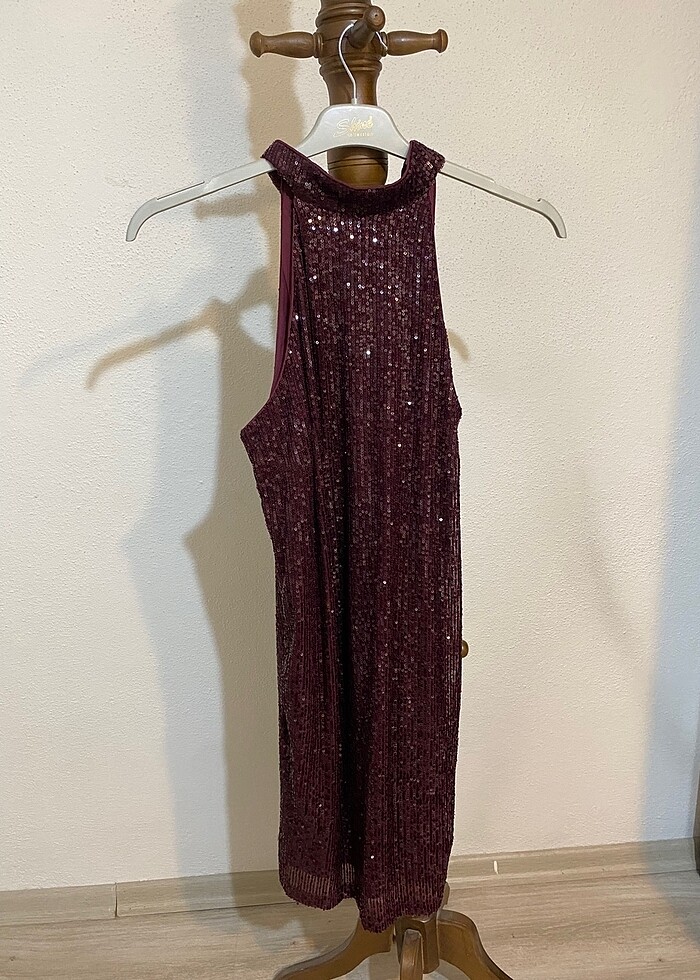 Abiye payetli elbise - Görsel 3