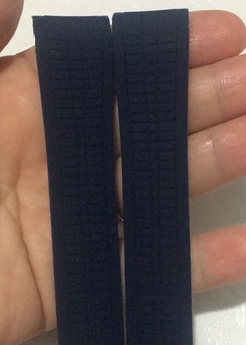 Patek silikon Siyah Minimalist Erkek Saat Kayışı - Görsel 4