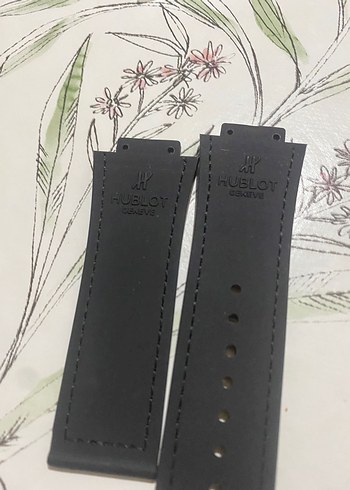 Bej Hublot Erkek Saat Kordonu - Görsel 6