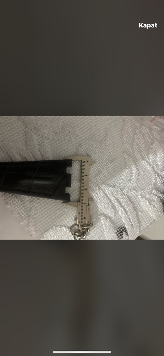 Siyah Erkek Saat Kayışı - Görsel 2