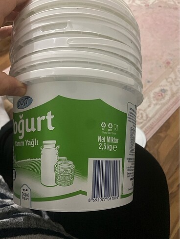 Diğer Boş yoğurt kovası 10 adet 2.5 kglık