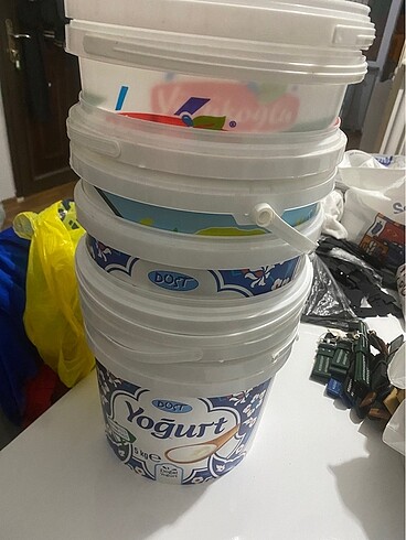 10 adet yoğurt kovası 5 kg
