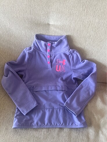Lila mor under armour marka kız çocuk sweat shirt medium