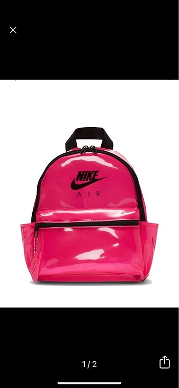 Nike Air Pembe Transparan Sırt Çantası