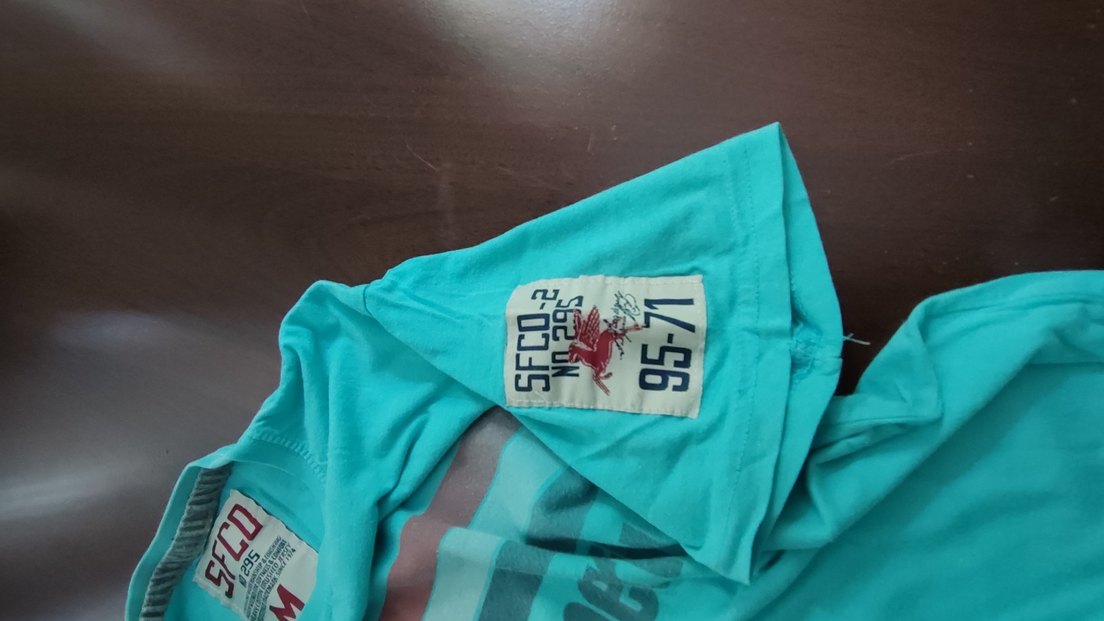 Turkuaz Baskılı Erkek Tişört - Görsel 4