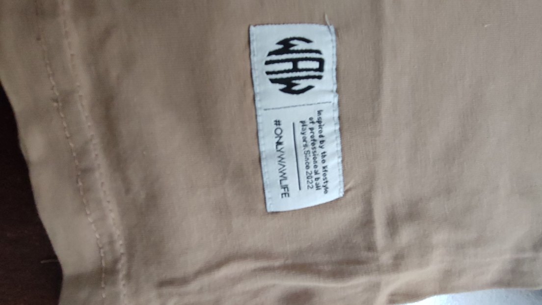 Bej Basic Erkek Keten Tişört - Görsel 4