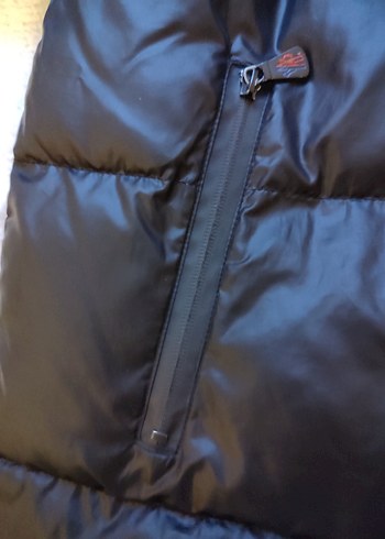 Erkek Çocuk Siyah Düğmeli Kışlık Mont - Görsel 8