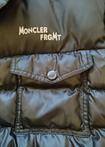 Erkek Çocuk Siyah Düğmeli Kışlık Mont - Görsel 7