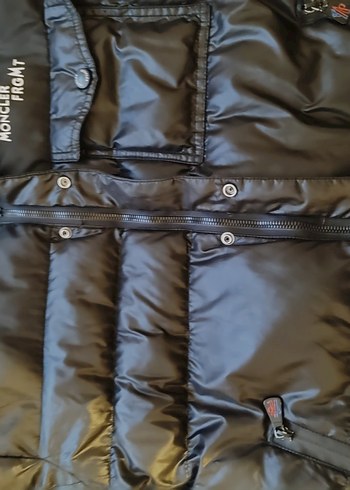 Erkek Çocuk Siyah Düğmeli Kışlık Mont - Görsel 9