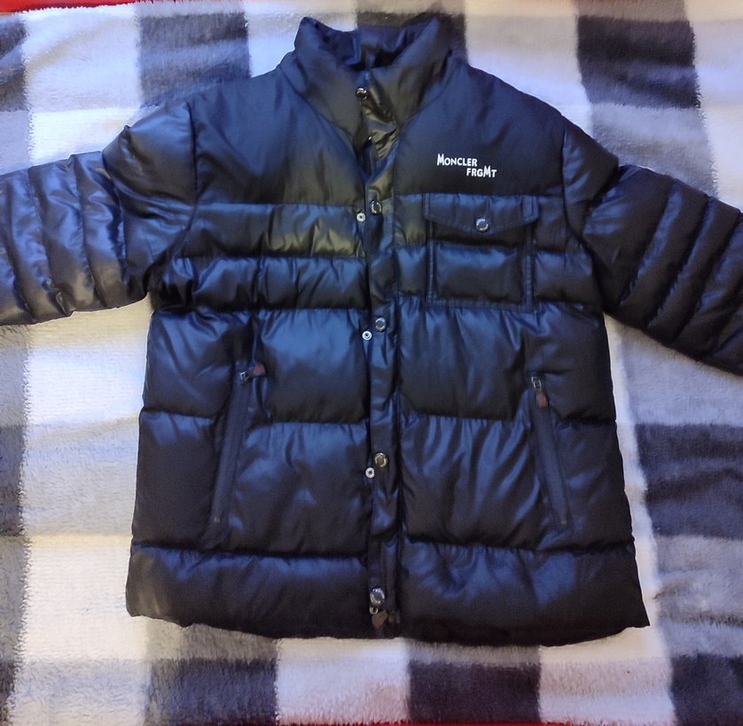 Erkek Çocuk Siyah Düğmeli Kışlık Mont - Görsel 3