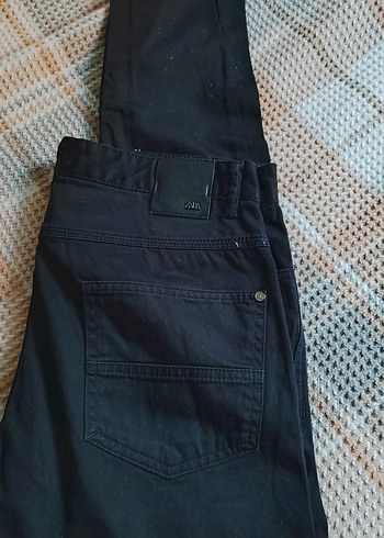 Siyah Erkek Regular Fit Midi Kot Pantolon