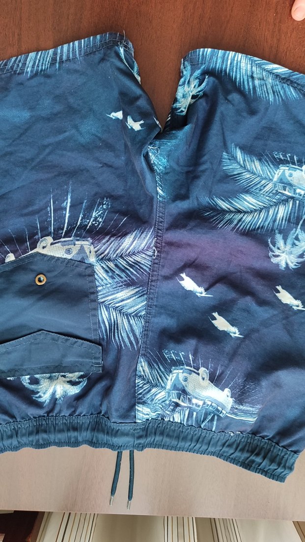 i Mavi Erkek Mini Şort - Görsel 4