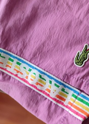 Erkek Mor Midi Bağcıklı Şort - Görsel 7