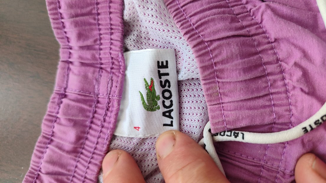 Erkek Mor Midi Bağcıklı Şort - Görsel 2