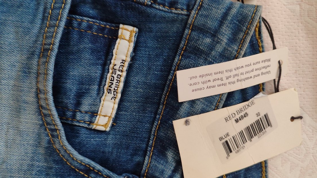 Erkek Mavi Bol Kesim Kısa Denim Şort - Görsel 4