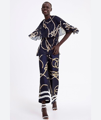Zara Zara Saten Pantolon M Beden