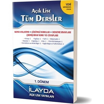 Açık Lise kitapları-30 40 tane