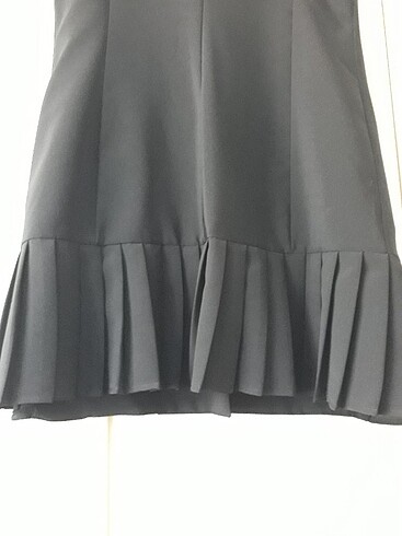 38 Beden siyah Renk Koton Elbise