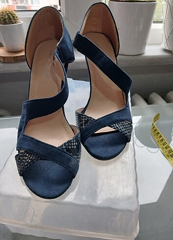 Diğer Lacivert Süet Stiletto