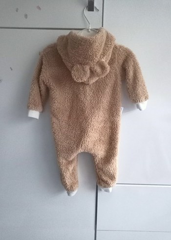 Kahverengi Peluş Bebek Tulumu - Görsel 2