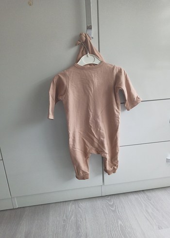 Kahverengi Peluş Bebek Tulumu - Görsel 8