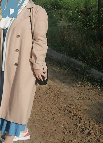 universal Beden ten rengi Renk Zara model kaşe kaban astarlı