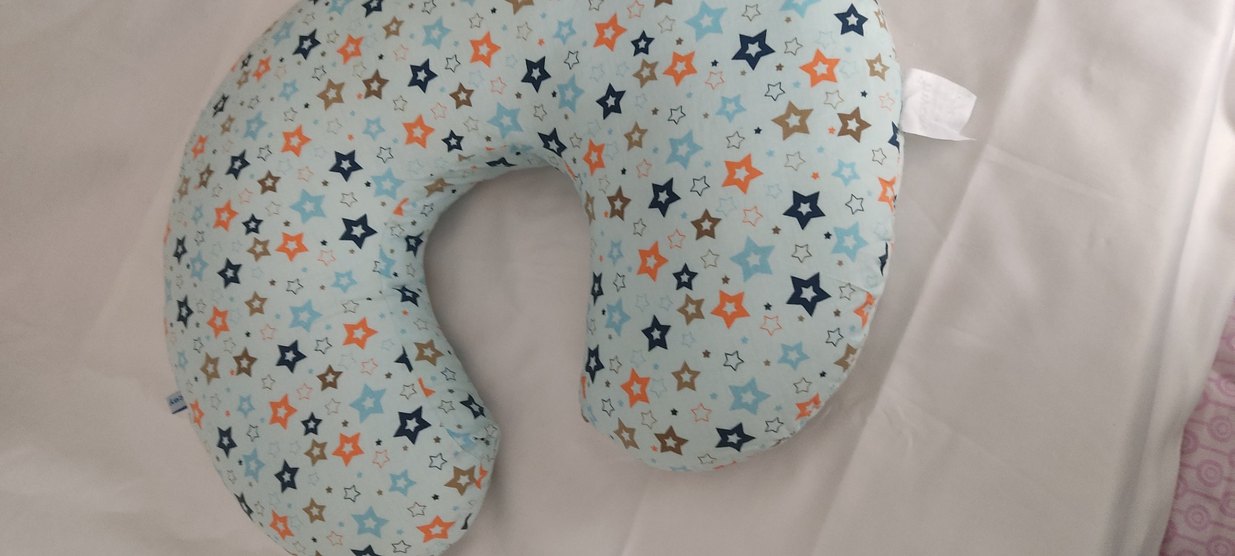 Renkli Desenli Emzirme ve Hamile Yastığı - Görsel 2