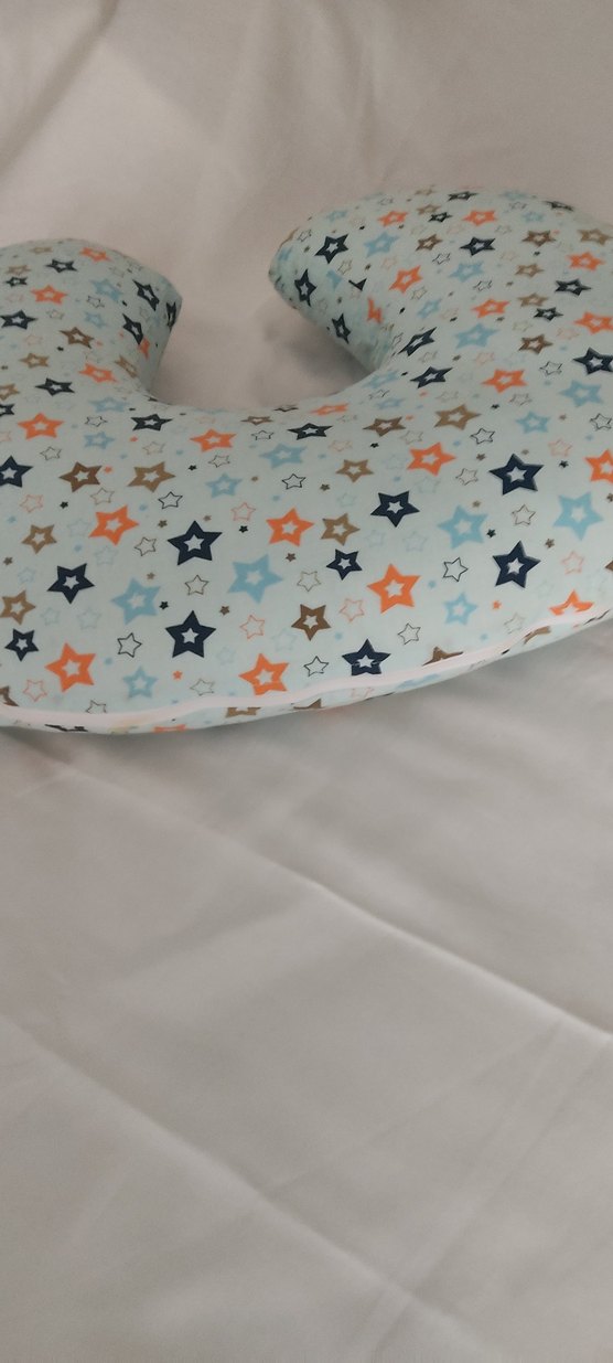 Renkli Desenli Emzirme ve Hamile Yastığı - Görsel 3