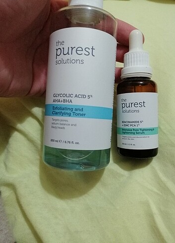 The purest solutions serum ve tonik